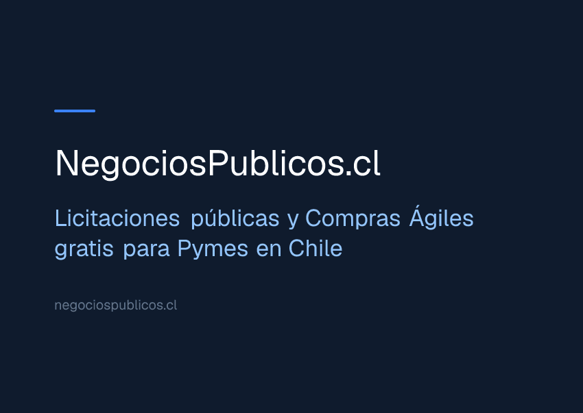 Licitaciones públicas y Compras Ágiles en Chile — MercadoPúblico y ChileCompra para Pymes